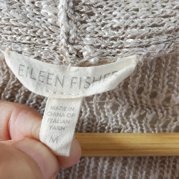 Eileen Fisher open hang dolman sleeve cardigan sweater Excellent used condition - Picture 6 of 6